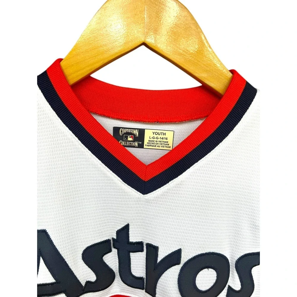 Houston Astros Retro Rainbow Jersey Cooperstown Collection Youth Size Large‎
